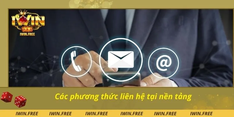 Các phương thức liên hệ tại nền tảng